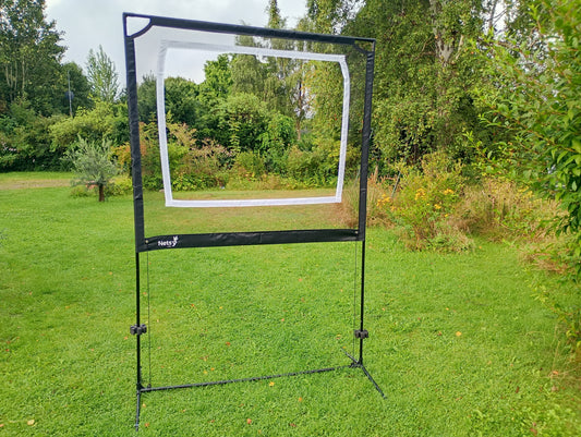 MINI PADEL padel-net opsat udendørs og klar til spil
